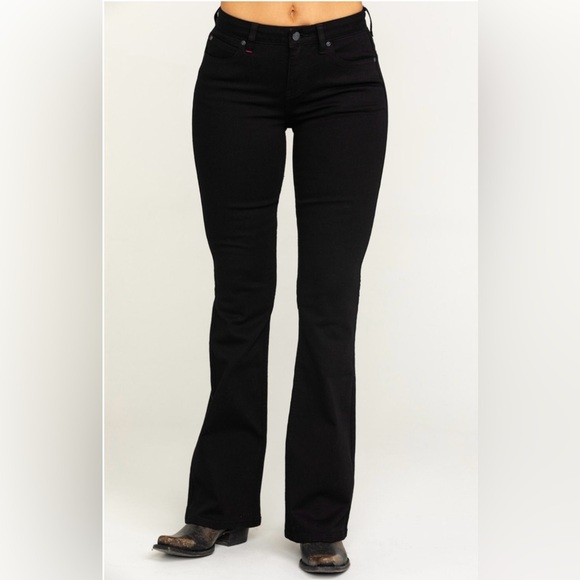 IDYLLWIND WOMEN'S REBEL MIDNIGHT BOOTCUT JEANS - Size 2 LNC, Inseam 30” - Picture 4 of 7